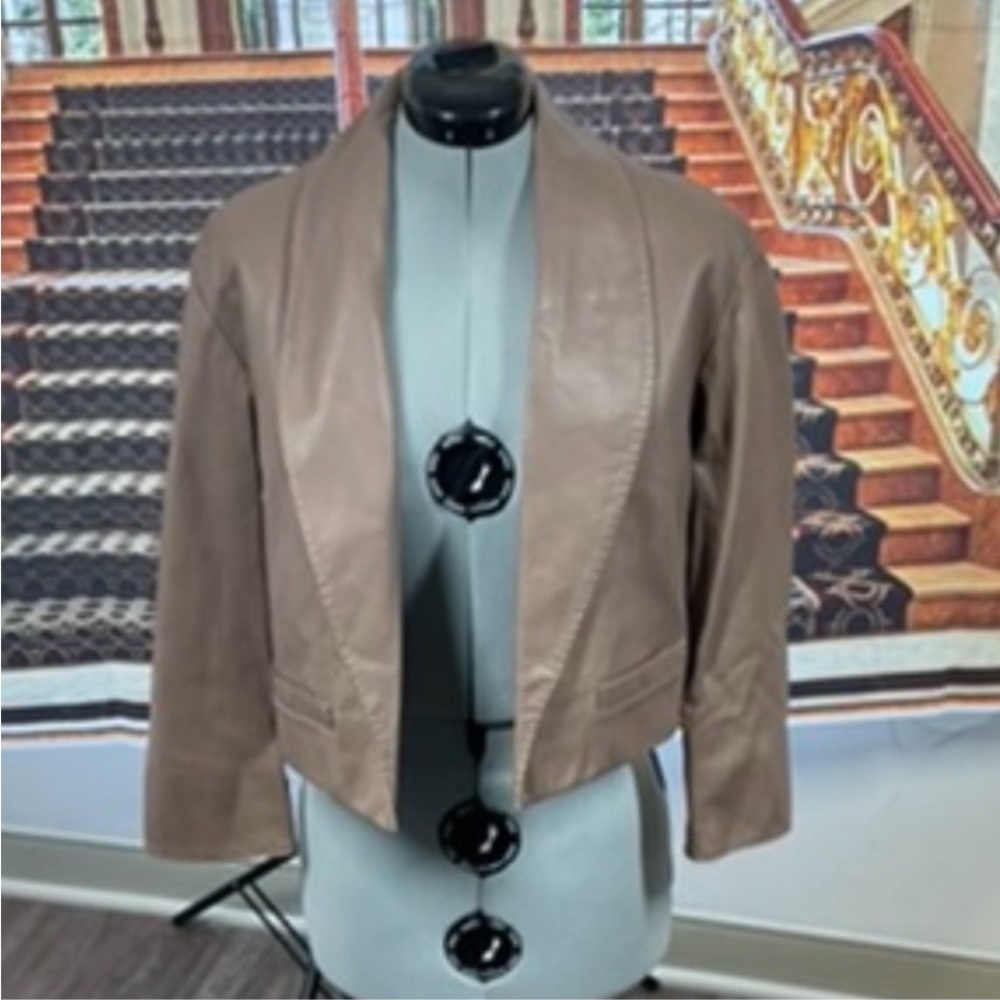 Ralph Lauren black label vintage leather jacket like new .‍‍‍‍‍‍‍‍‍‍‍‍‍‍